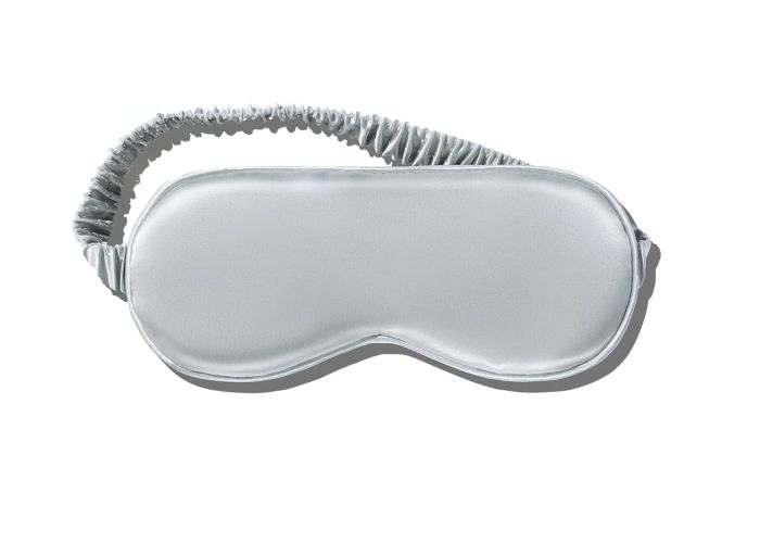 Silk Sleep Mask - Silver Grey