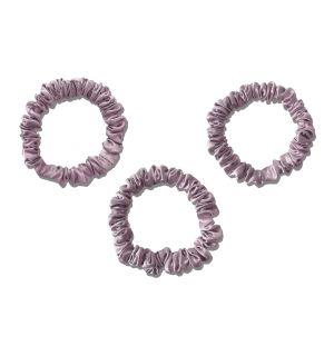 Skinny Scrunchies - 3 pieces - Dirty Pink