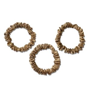 Skinny Scrunchies - 3 pieces - Golden