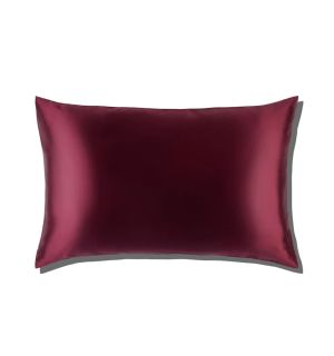 Silk Pillowcase - Bold Red