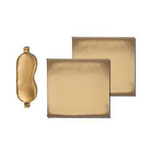 Two Pillowcases + Free Mask - Golden